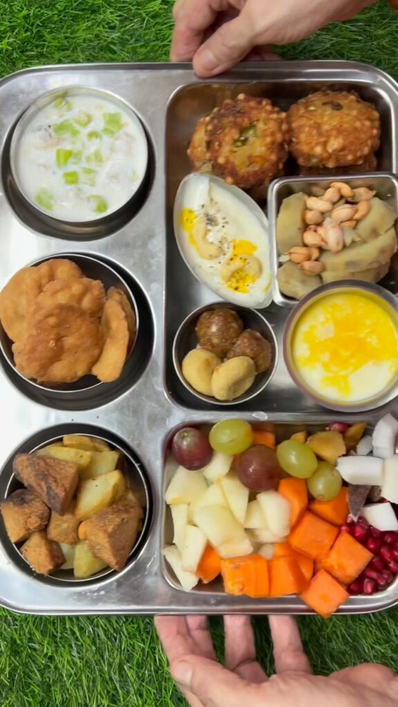 व्रत में खाए जाने वाले फल, अनाज व खाद्य पदार्थ: