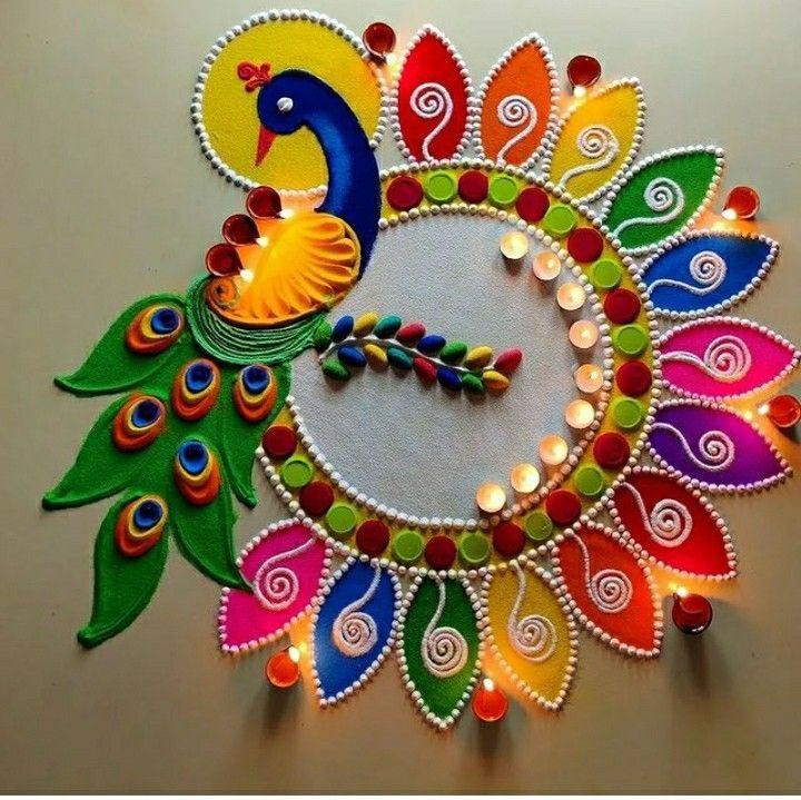 MOR KI NRANGOLI यूनिक Rangoli Designs: